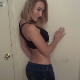 A beautiful blonde girl strips out of her clothing while posing for the camera. At the end of the clip, she takes a firm, chunky shit onto her bathroom floor while standing and spreading her ass cheeks. Over 8.5 minutes.